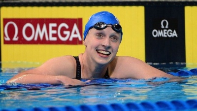 Katie Ledecky: Man oh man, what a swimmer.